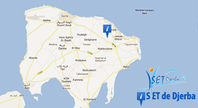 Cliquez sur la carte pour voir la position géographique de l'ISET de Djerba via Google Map